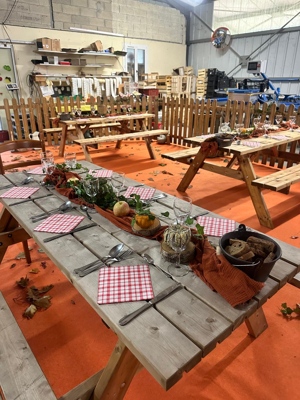 Repas assis - traiteur entreprise - La boite à Nat - Tarn